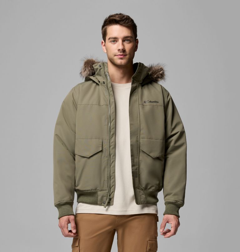 Men's Cape Ridge Bomber Jacket, Color: Stone Green, image 5
