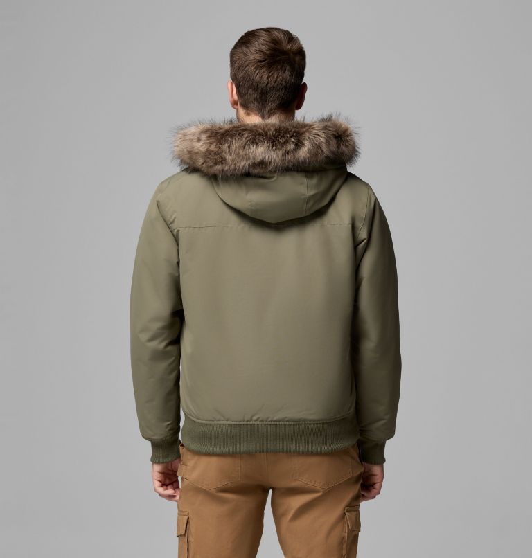 Men's Cape Ridge Bomber Jacket, Color: Stone Green, image 3