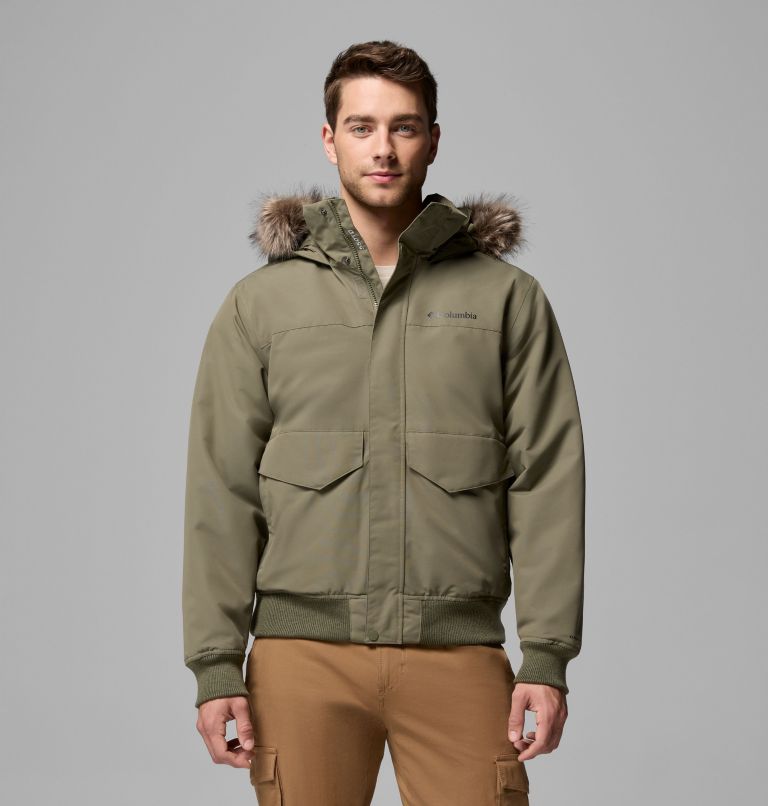 Men's Cape Ridge Bomber Jacket, Color: Stone Green, image 1