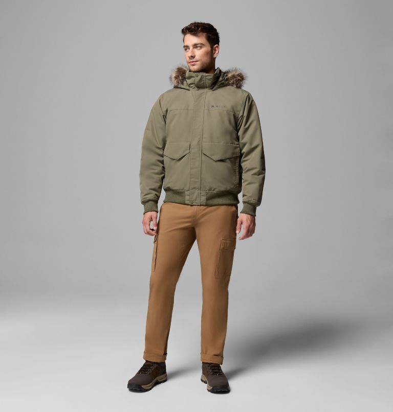 Men's Cape Ridge Bomber Jacket, Color: Stone Green, image 2