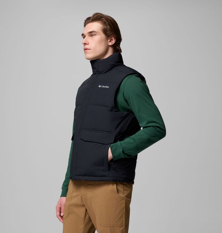 Men's Landroamer Puffer Vest, Color: Black, image 4