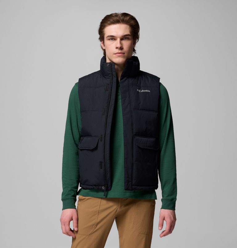 Men's Landroamer Puffer Vest, Color: Black, image 5