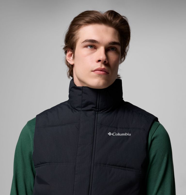 Men's Landroamer Puffer Vest, Color: Black, image 7