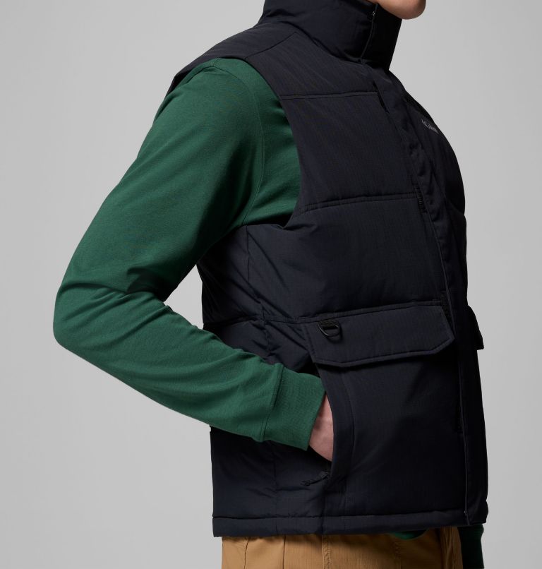 Men's Landroamer Puffer Vest, Color: Black, image 8