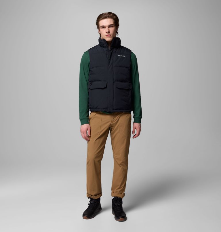 Men's Landroamer Puffer Vest, Color: Black, image 2