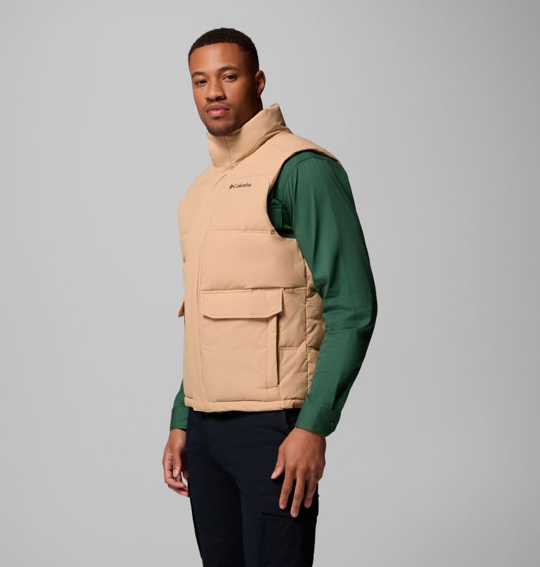 Men's Landroamer Puffer Vest, Color: Canoe, image 4