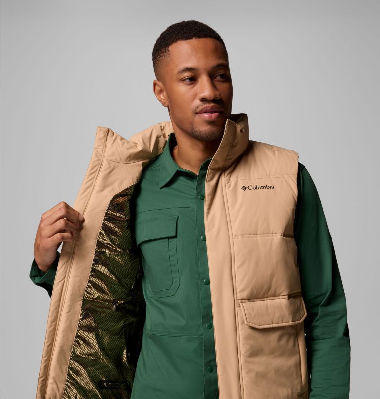 Men's Landroamer Puffer Vest, Color: Canoe, image 6