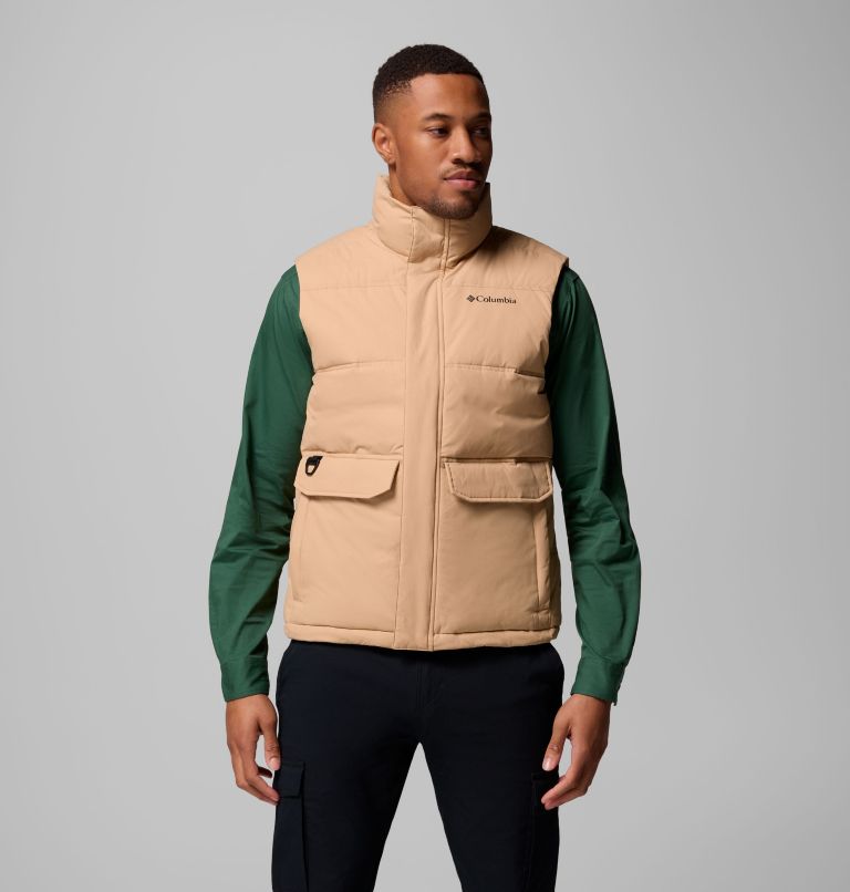 Men's Landroamer Puffer Vest, Color: Canoe, image 1