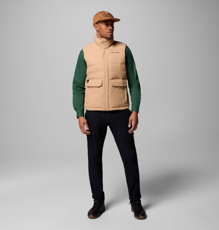 Men's Landroamer Puffer Vest, Color: Canoe, image 2