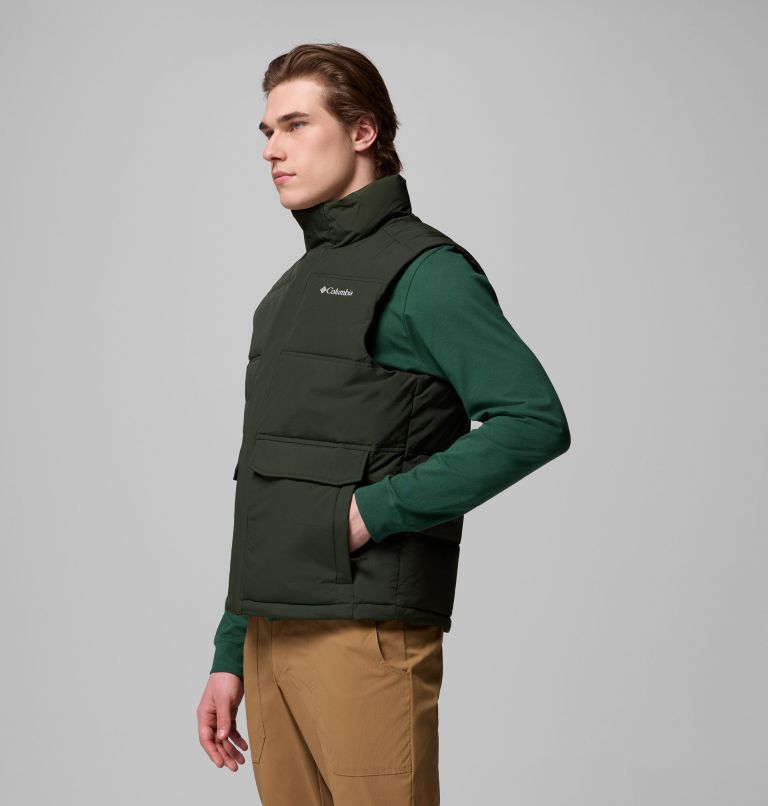 Men's Landroamer Puffer Vest, Color: Greenscape, image 4