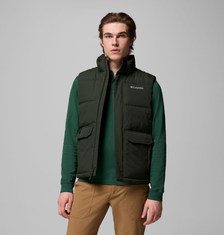 Men's Landroamer Puffer Vest, Color: Greenscape, image 5