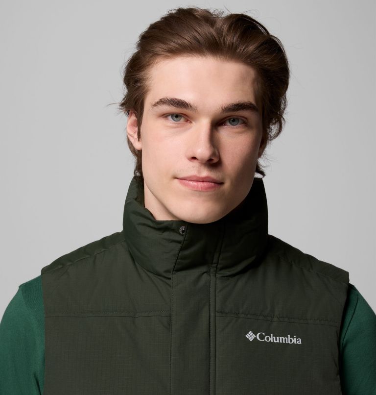 Men's Landroamer Puffer Vest, Color: Greenscape, image 7