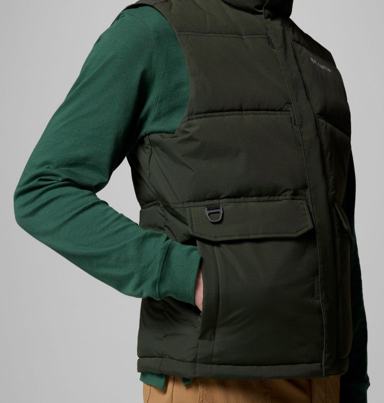 Men's Landroamer Puffer Vest, Color: Greenscape, image 8
