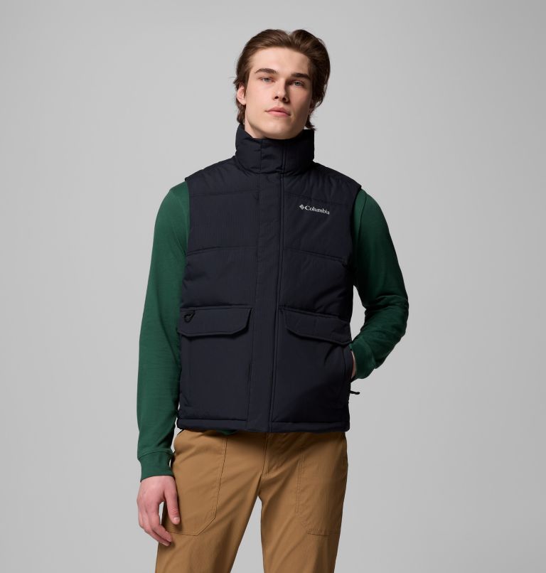 Men's Landroamer Puffer Vest - Tall, Color: Black, image 1