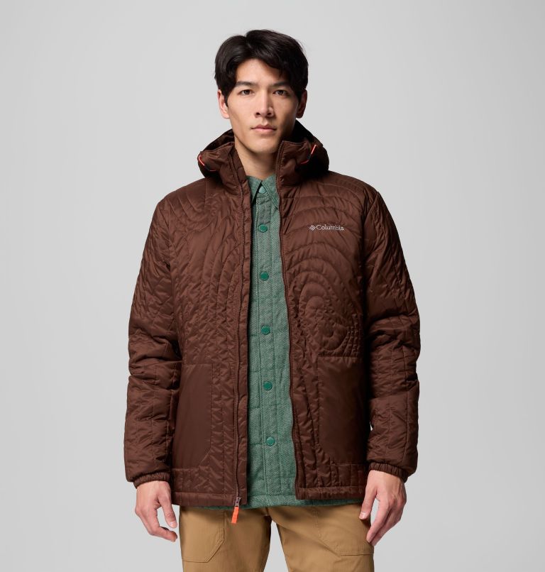 Men's Landroamer Quilted Hooded Jacket, Color: Tobacco, image 5