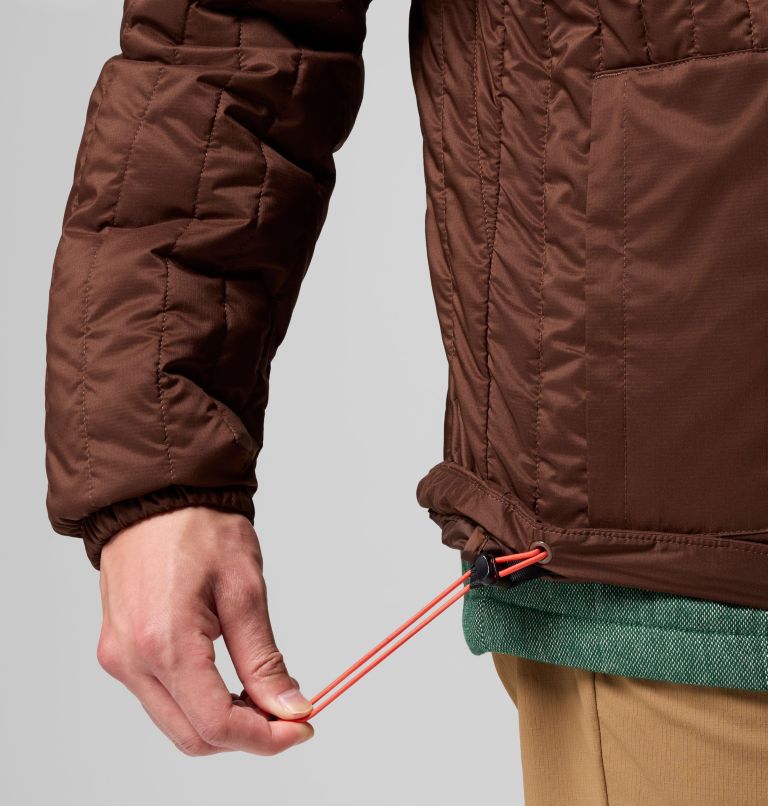 Men's Landroamer Quilted Hooded Jacket, Color: Tobacco, image 9