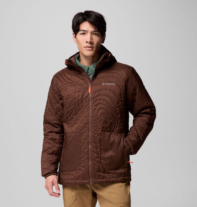 Men's Landroamer Quilted Hooded Jacket, Color: Tobacco, image 1