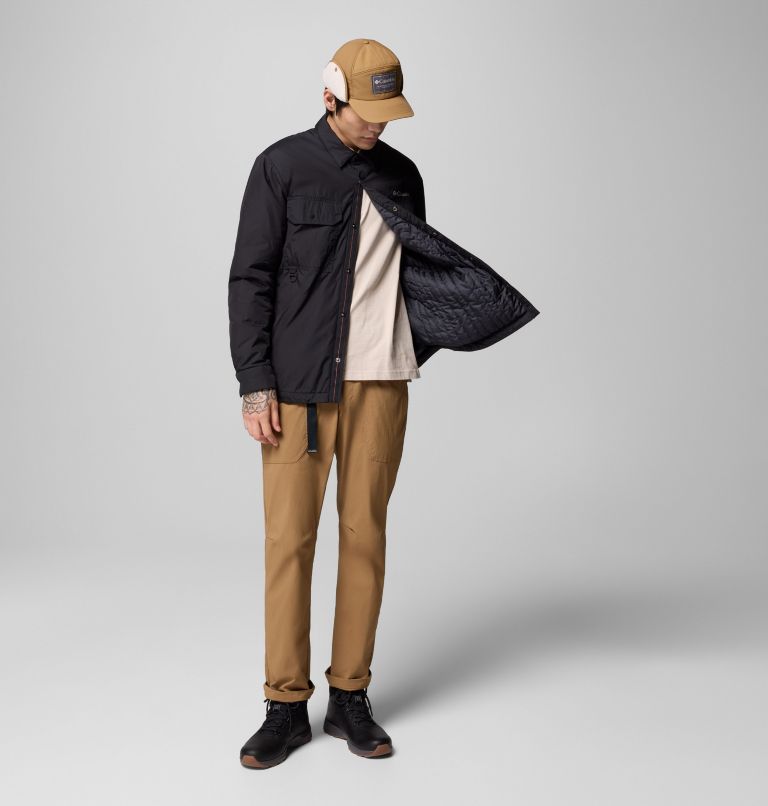 Men's Landroamer Shirt Jacket, Color: Black, image 2