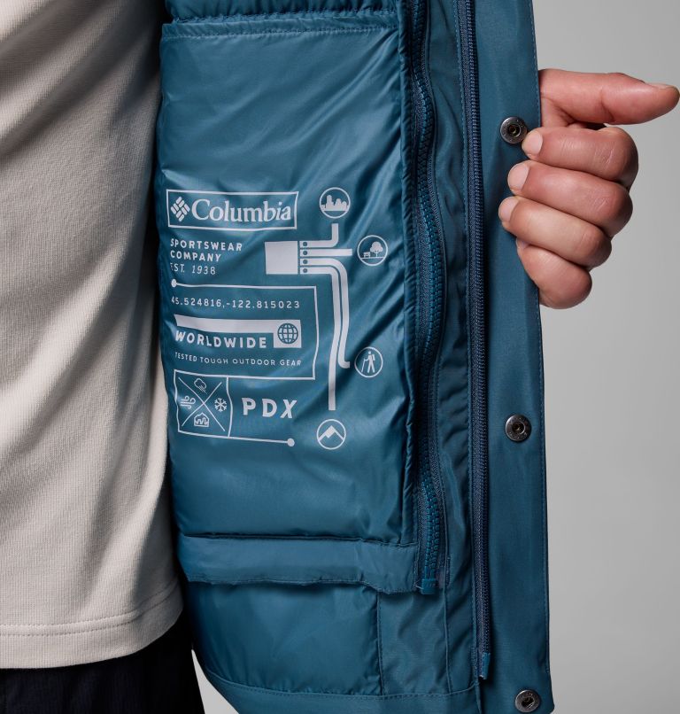 Men's Street Heights Interchange Jacket, Color: Everblue, image 13