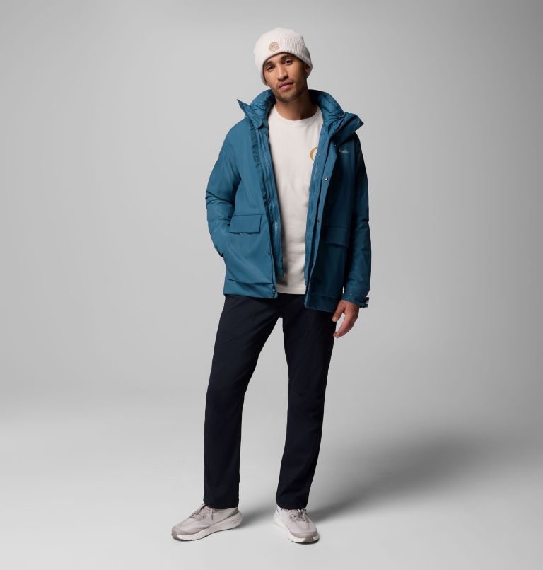 Men's Street Heights Interchange Jacket, Color: Everblue, image 2