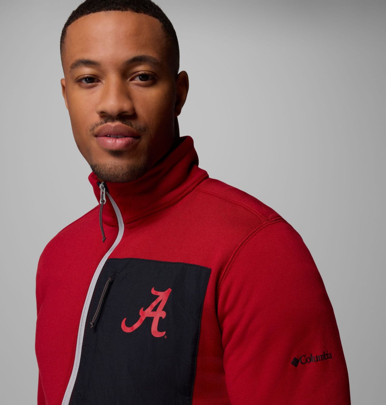Men's Collegiate Columbia Hike™ Half Zip Jacket - Alabama 5