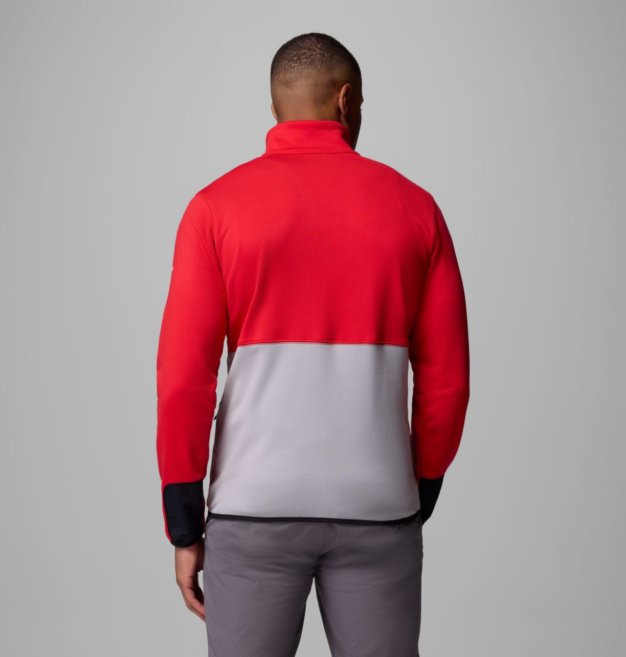 Men's Collegiate Columbia Hike™ Half Zip Jacket - Nebraska 3