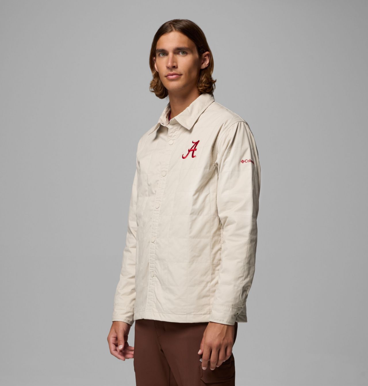 Men's Collegiate Campus Roam™ Quilted Shirt Jacket - Alabama 4