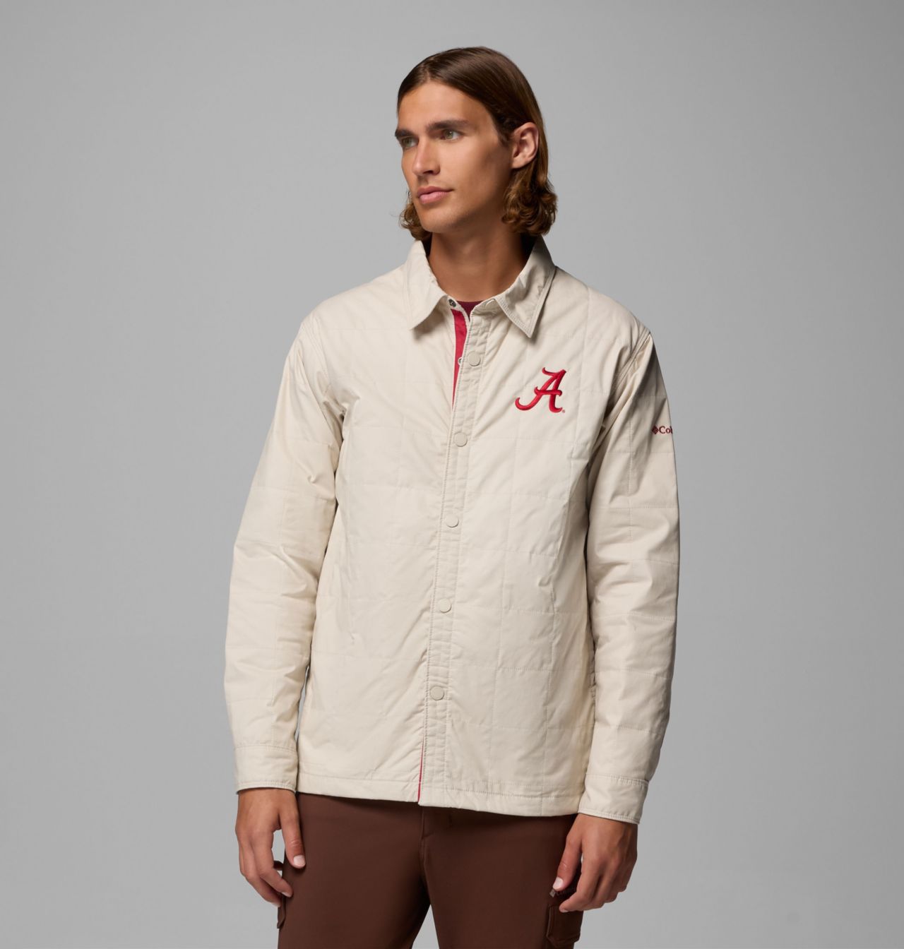 Men's Collegiate Campus Roam™ Quilted Shirt Jacket - Alabama 5