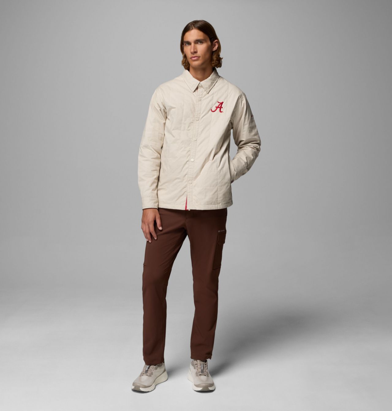 Men's Collegiate Campus Roam™ Quilted Shirt Jacket - Alabama 2