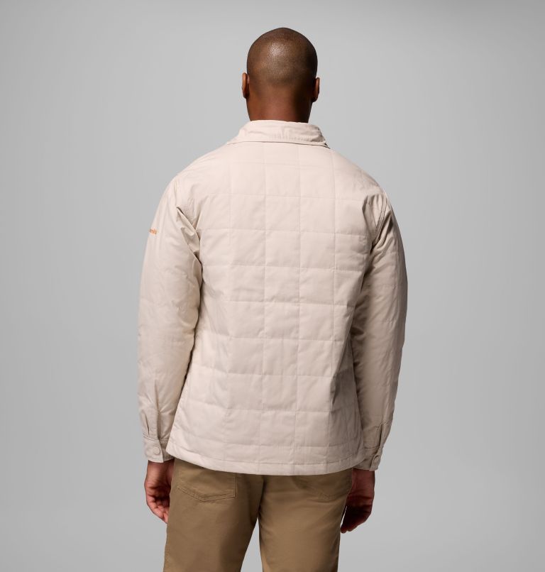 Men's Collegiate Campus Roam Quilted Shirt Jacket, Color: UT - Dark Stone, image 3