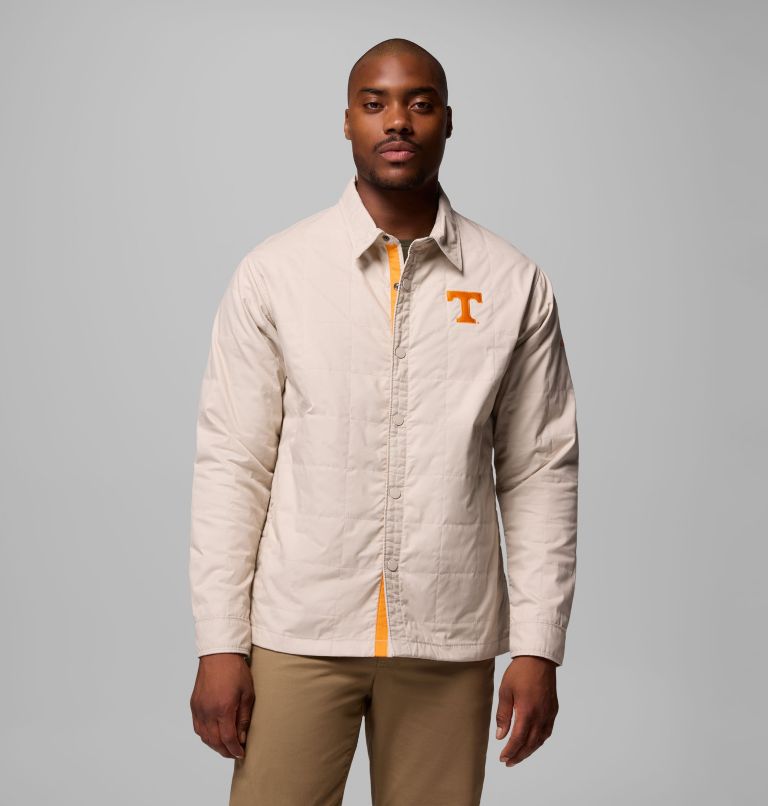 Men's Collegiate Campus Roam Quilted Shirt Jacket, Color: UT - Dark Stone, image 1