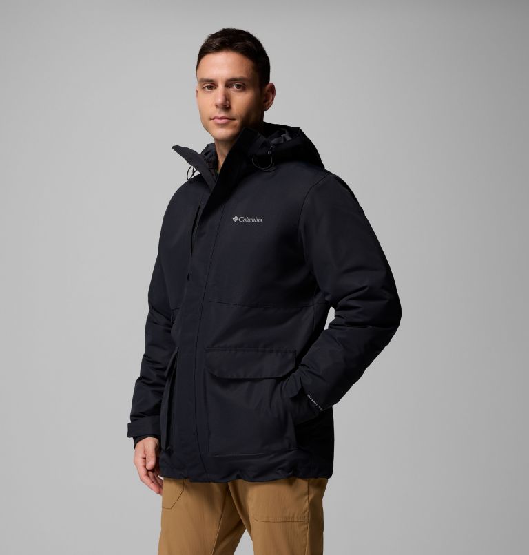 Men's Landroamer Shirt Jacket Interchange, Color: Black, image 4