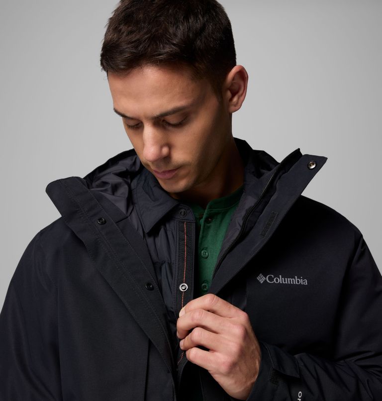 Men's Landroamer Shirt Jacket Interchange, Color: Black, image 6