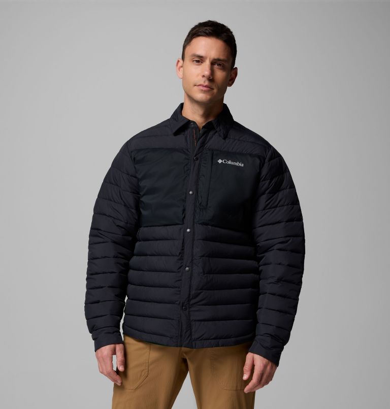 Men's Landroamer Shirt Jacket Interchange, Color: Black, image 9