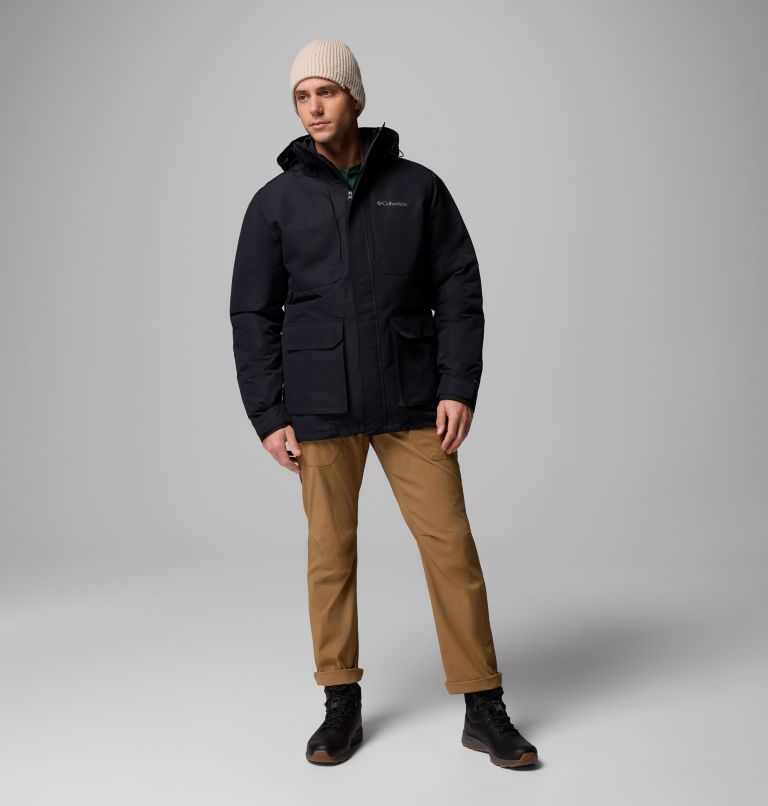 Men's Landroamer Shirt Jacket Interchange, Color: Black, image 2
