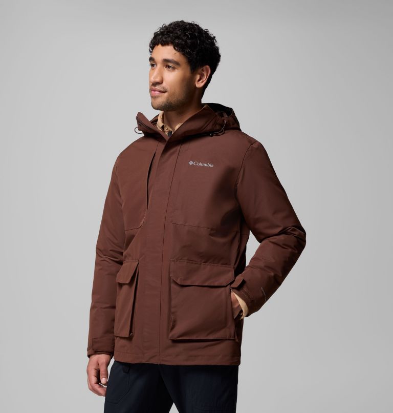 Men's Landroamer Shirt Jacket Interchange, Color: Tobacco, image 4