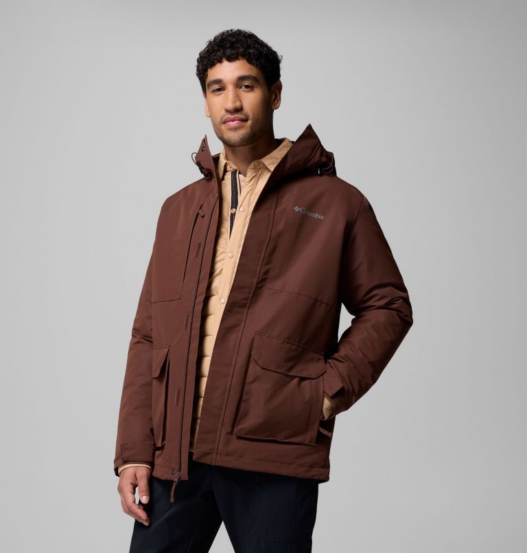 Men's Landroamer Shirt Jacket Interchange, Color: Tobacco, image 5