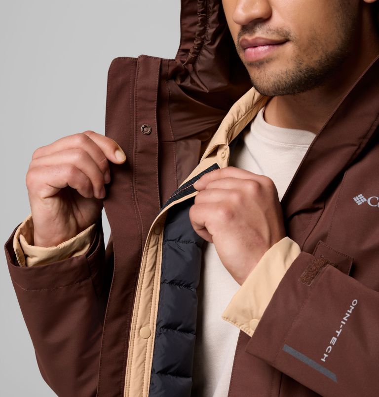 Men's Landroamer Shirt Jacket Interchange, Color: Tobacco, image 7