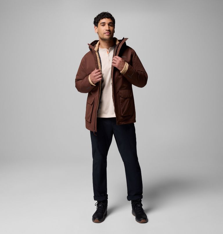 Men's Landroamer Shirt Jacket Interchange, Color: Tobacco, image 2