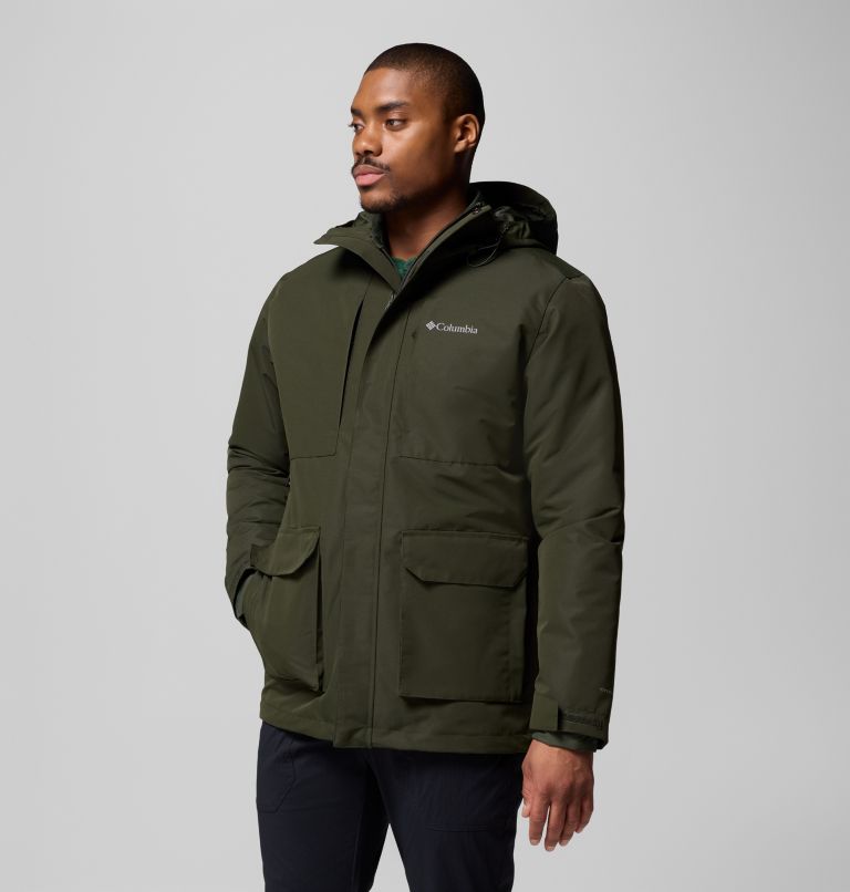 Men's Landroamer Shirt Jacket Interchange, Color: Greenscape, image 4