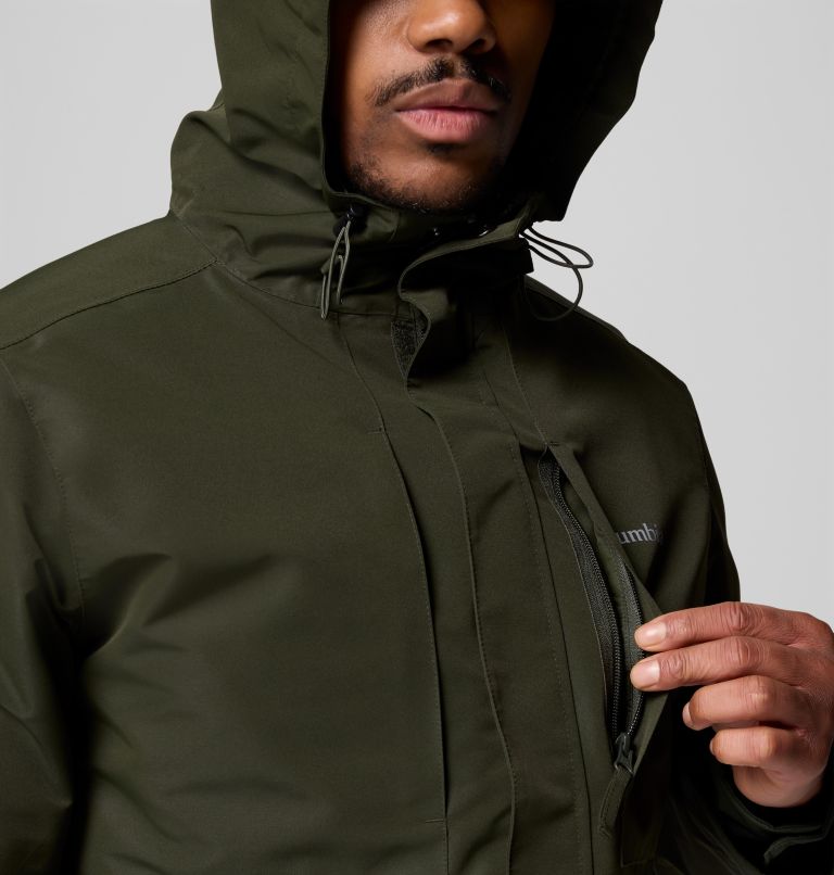 Men's Landroamer Shirt Jacket Interchange, Color: Greenscape, image 8