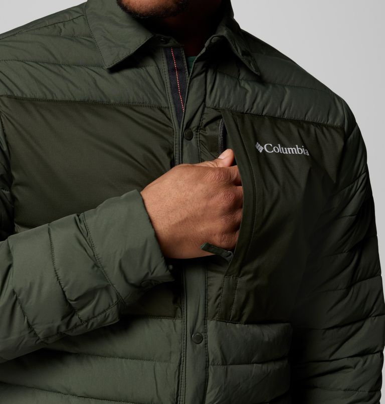 Men's Landroamer Shirt Jacket Interchange, Color: Greenscape, image 11