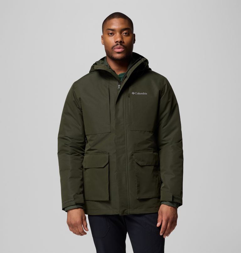 Men's Landroamer Shirt Jacket Interchange, Color: Greenscape, image 1