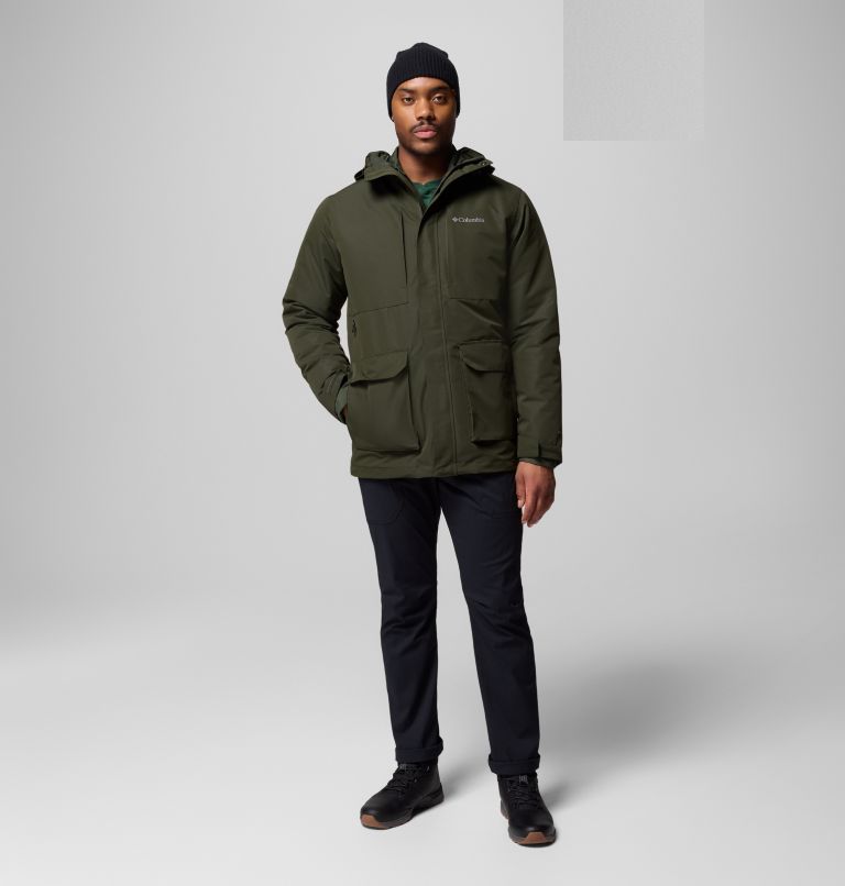 Men's Landroamer Shirt Jacket Interchange, Color: Greenscape, image 2