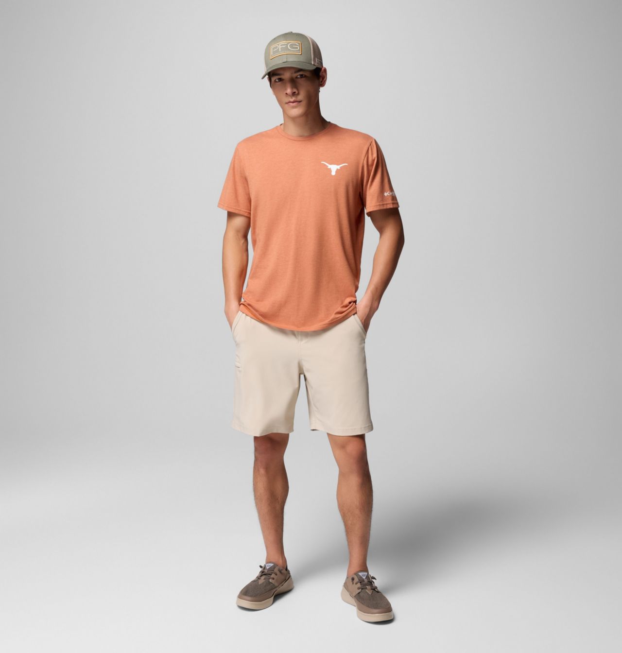 Men's Collegiate PFG™ Short Sleeve Shirt - Texas 2