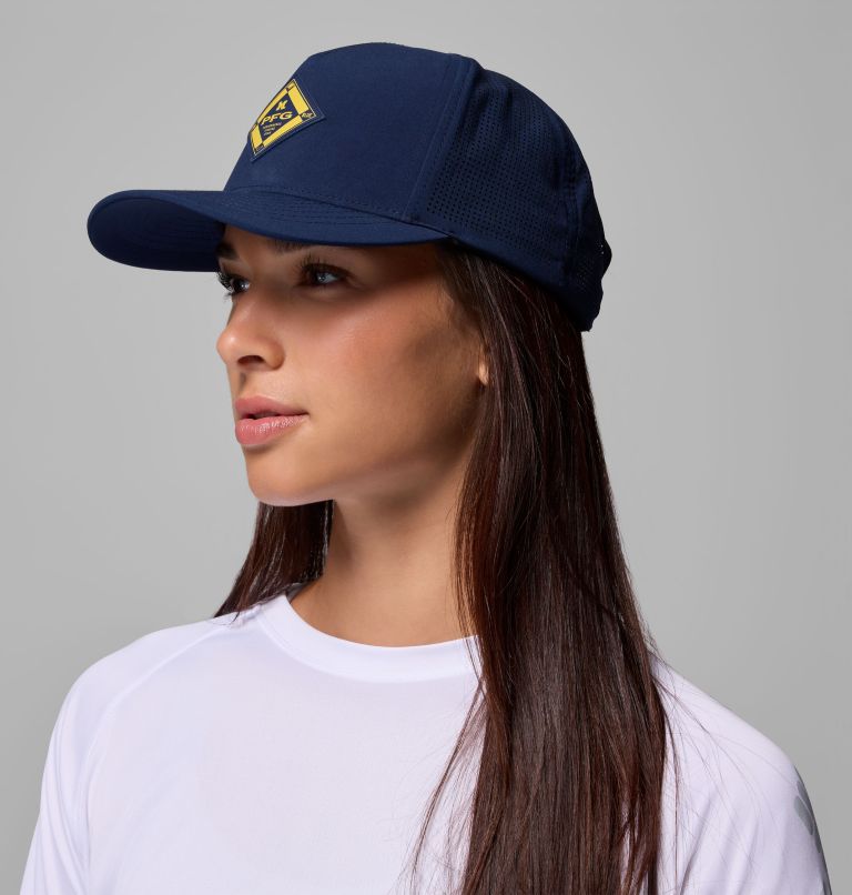 Collegiate PFG Elite 3D Stretch Snap Back, Color: UM - Collegiate Navy, image 5