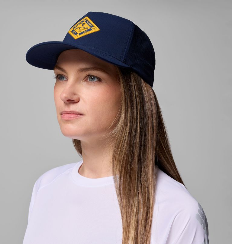 Collegiate PFG Elite 3D Stretch Snap Back, Color: WV - Collegiate Navy, image 5