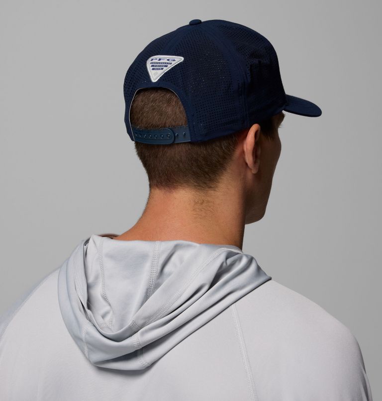Collegiate PFG Elite 3D Stretch Snap Back, Color: WV - Collegiate Navy, image 4