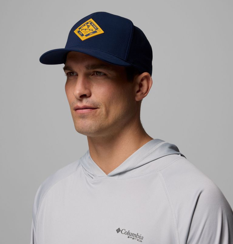Collegiate PFG Elite 3D Stretch Snap Back, Color: WV - Collegiate Navy, image 3