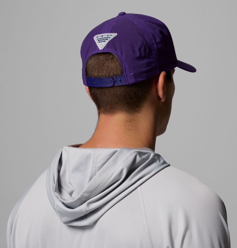 Collegiate PFG Elite 3D Stretch Snap Back, Color: LSU - Vivid Purple, image 4